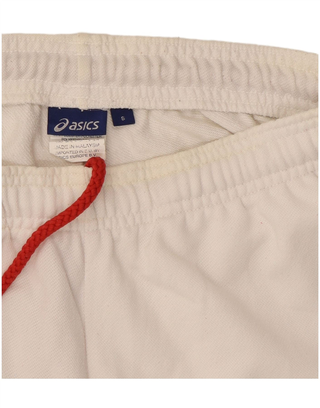 Asics Damen-Trainingsanzughose mit Grafik, Größe S, Größe S, Weiß, Polyester