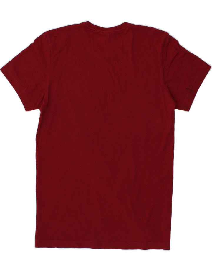 ADIDAS Mens Graphic T-Shirt Top Small Red Cotton Vintage Adidas and Second-Hand Adidas from Messina Hembry 