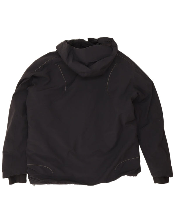Vision Herren-Regenjacke mit Kapuze, UK 40, Größe L, Marineblau, Polyamid