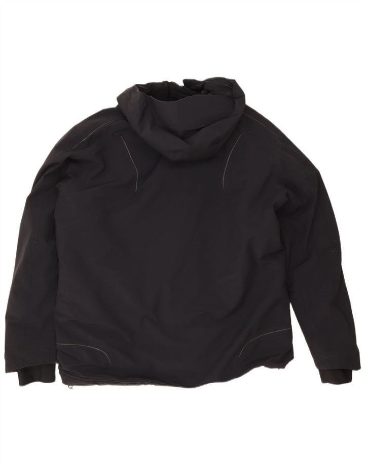 Vision Herren-Regenjacke mit Kapuze, UK 40, Größe L, Marineblau, Polyamid