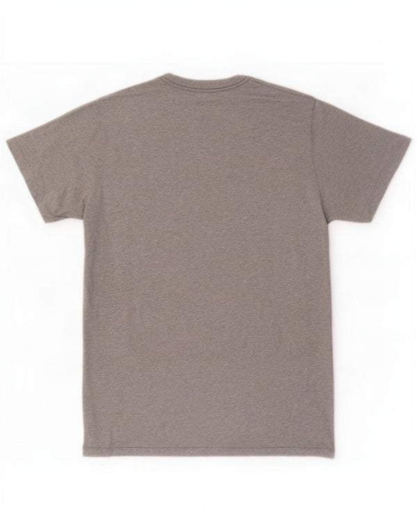 PEPE Jeans Herren-T-Shirt mit normaler Grafik, mittelgrau gesprenkelte Baumwolle