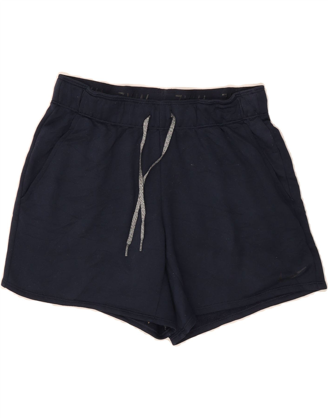 NIKE Womens Dri Fit Sport Shorts UK 10 Small  Navy Blue Polyester Vintage Nike and Second-Hand Nike from Messina Hembry 