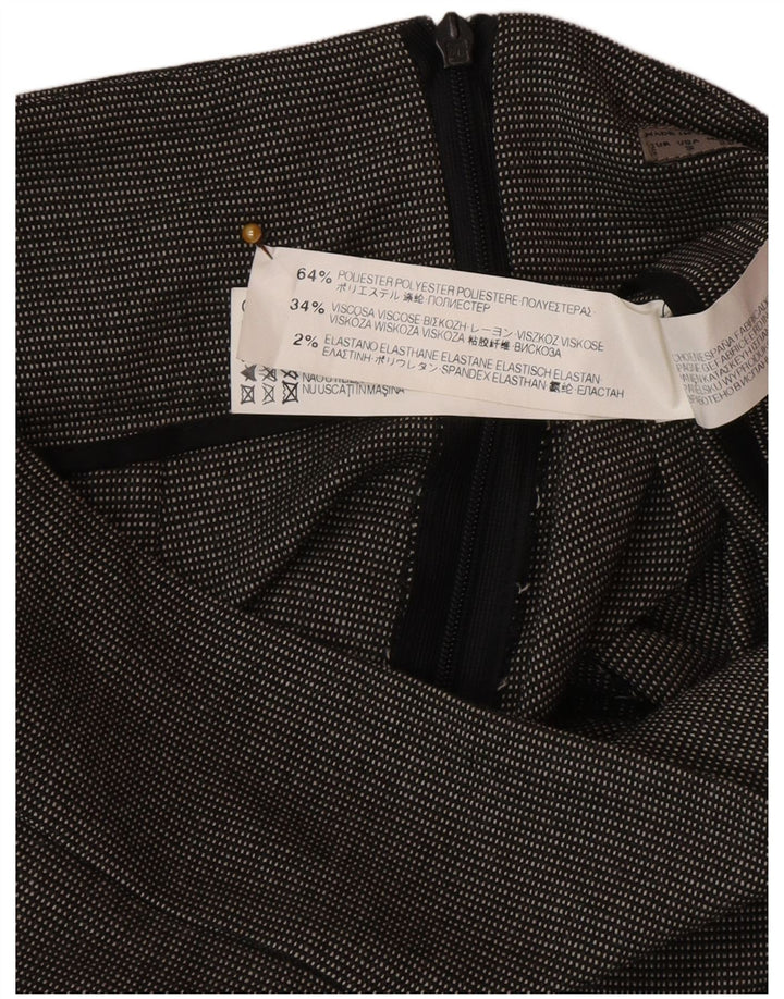 Zara Damen-Bleistiftrock, klein, W26, grau geflecktes Polyester