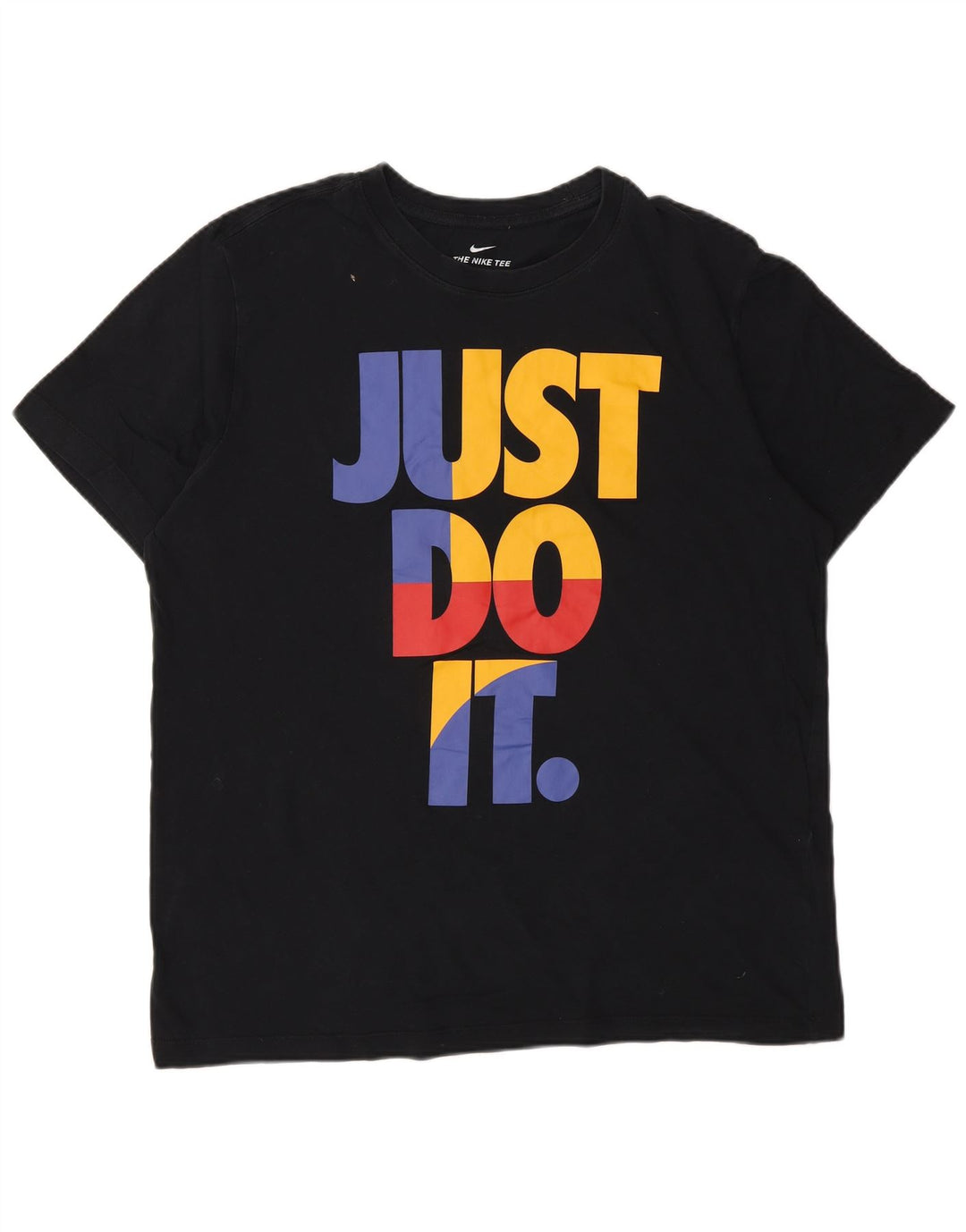 Nike Herren-T-Shirt mit Grafik, groß, aus schwarzer Baumwolle