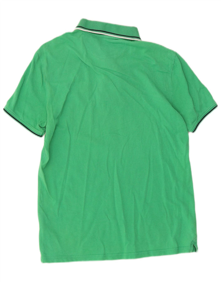 Champion Herren-Poloshirt, klein, grüne Baumwolle
