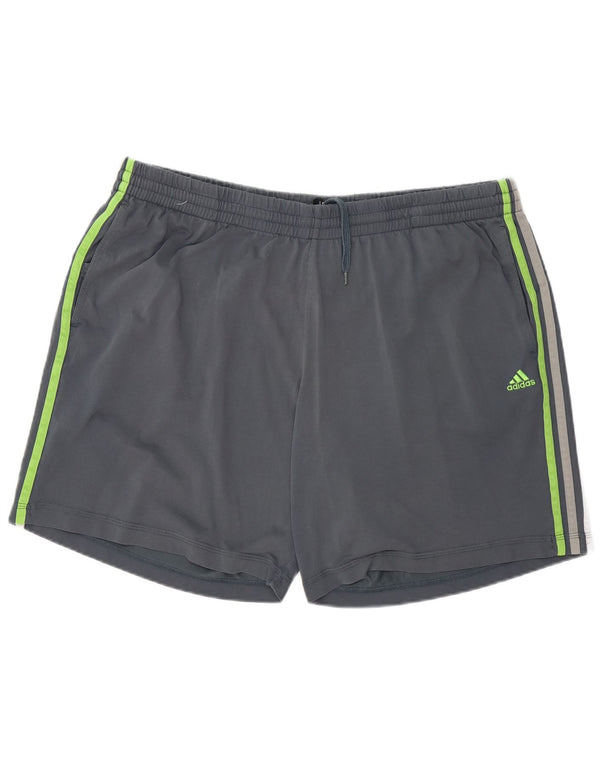 Adidas Herren Clima 365 Sport Shorts 2XL Grau Baumwolle