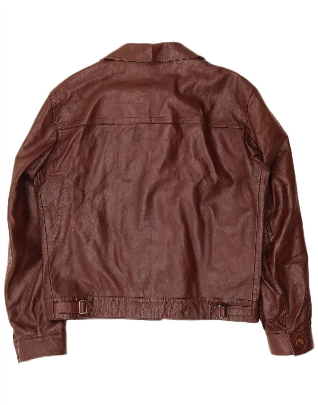 VINTAGE Herren Lederjacke UK 38 Mittelbraun