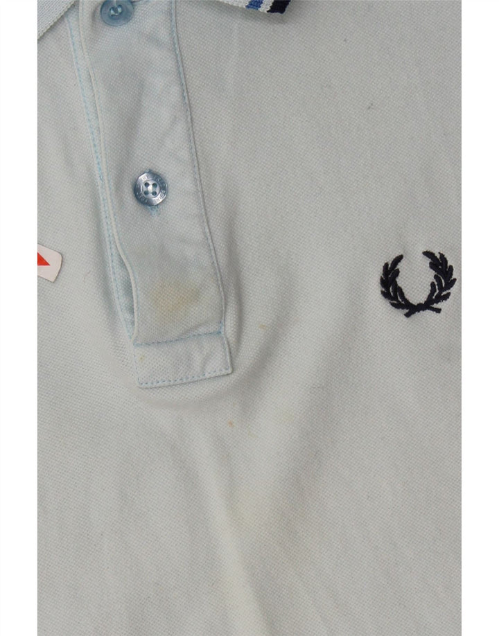 FRED PERRY Herren-Poloshirt aus leichter und dehnbarer Baumwolle, Größe S, Blau