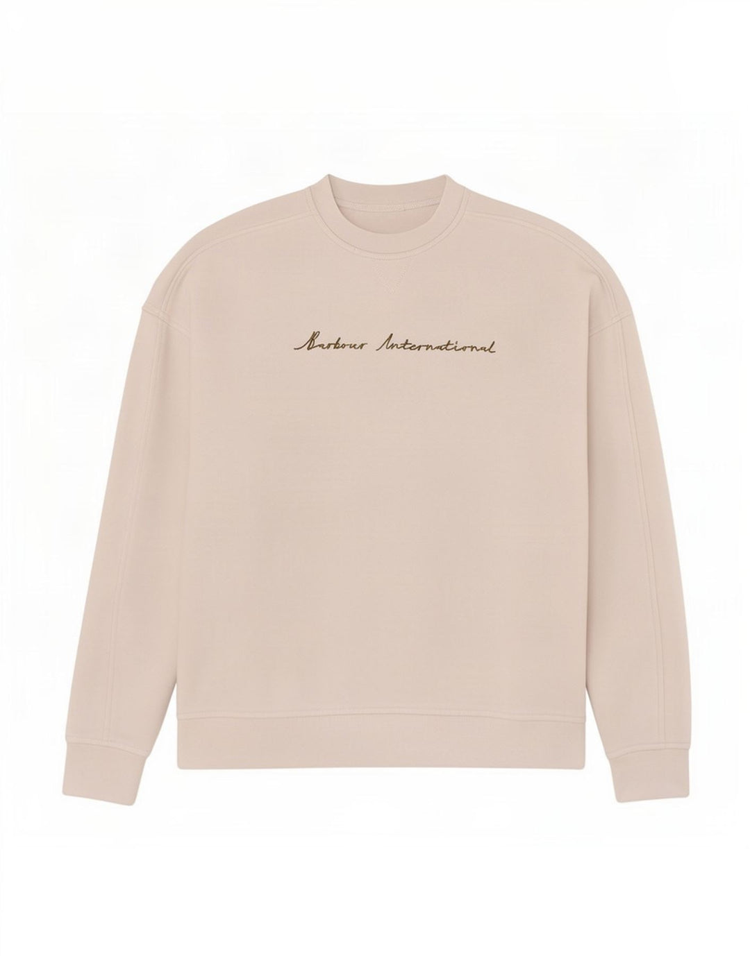 Barbour Womens Graphic Oversized Sweatshirt Pullover UK 10 Small Weiße Baumwolle