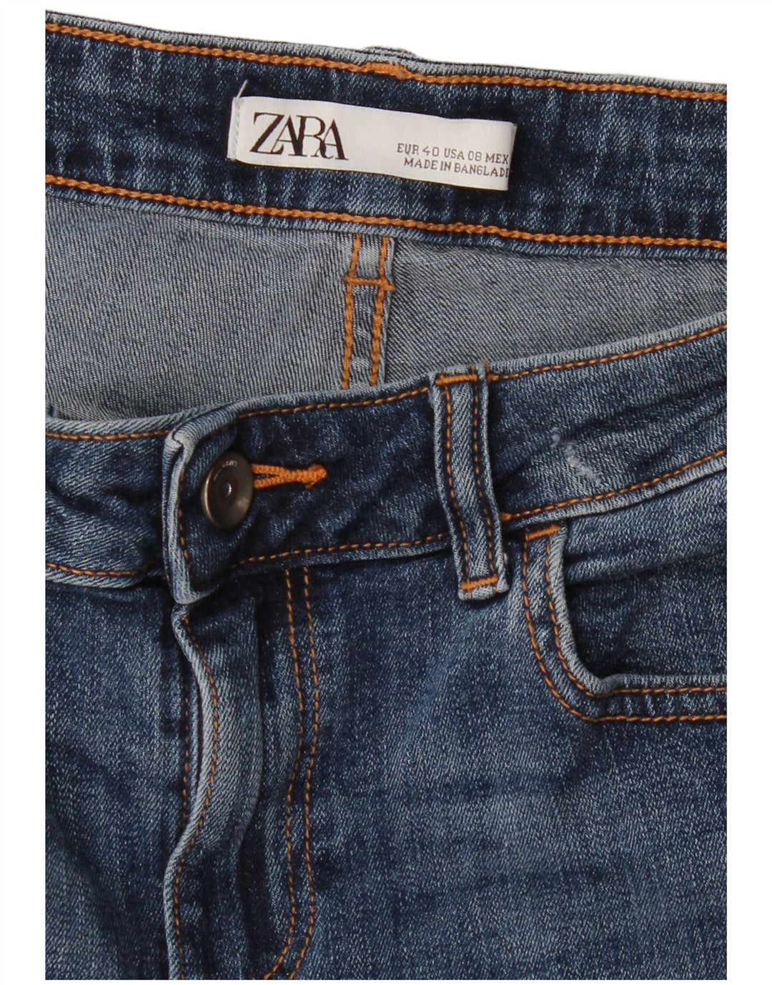 Zara Damen Skinny Jeans EU 40 Medium W30 L27 Blau