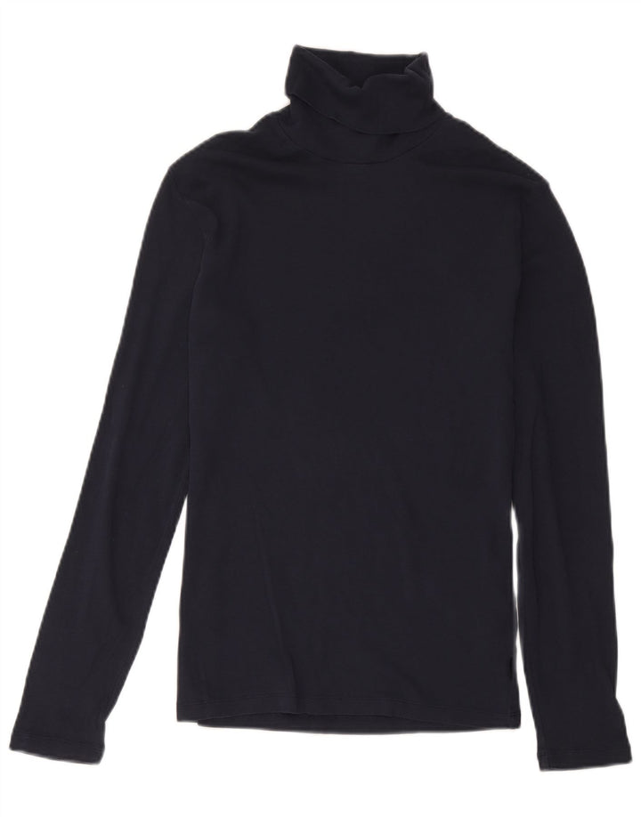 Marc O'Polo Herren-Oberteil, langärmelig, mittelblau, Baumwolle