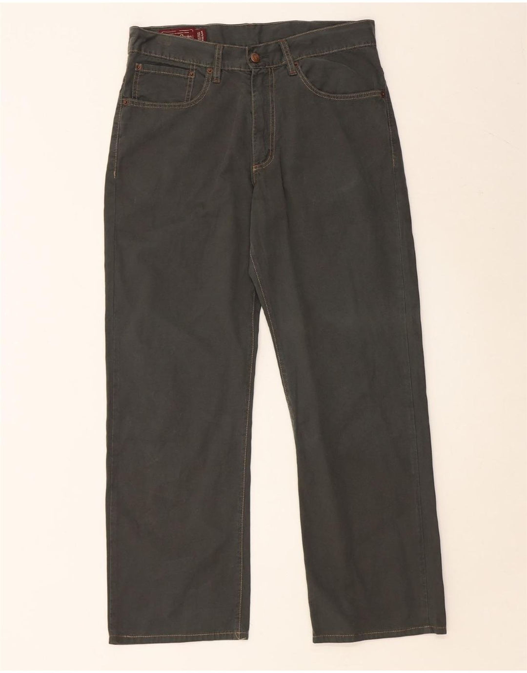 MARLBORO CLASSICS Gerade Freizeithose für Herren, W32, L28, grüne Baumwolle