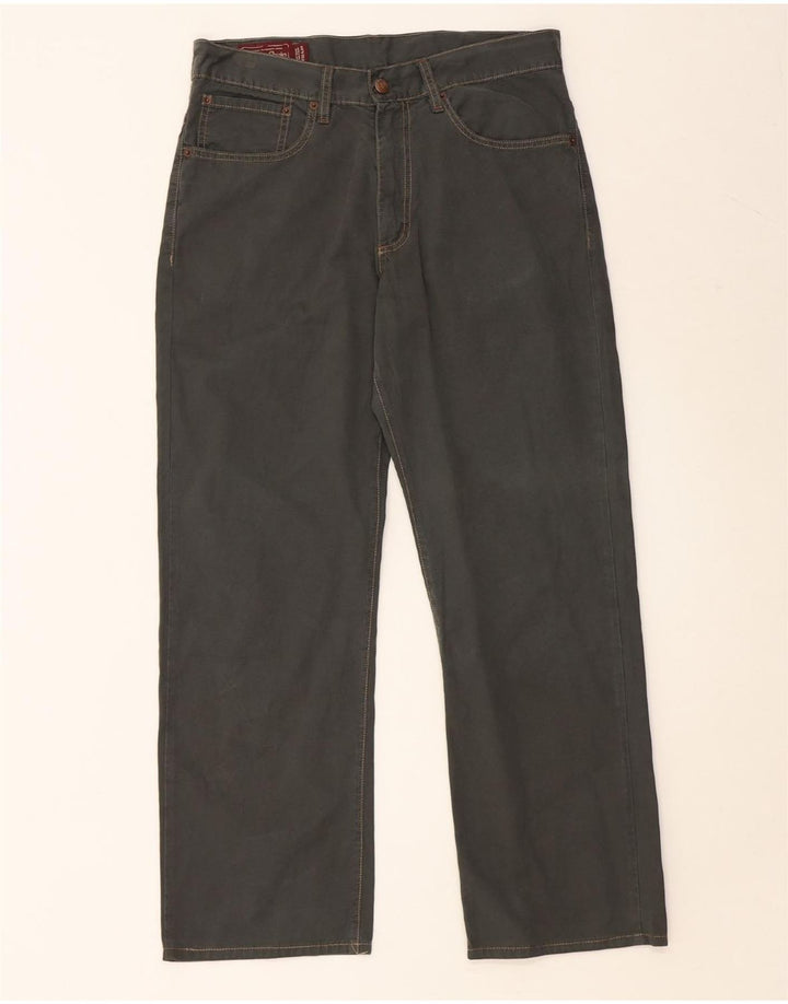 MARLBORO CLASSICS Gerade Freizeithose für Herren, W32, L28, grüne Baumwolle