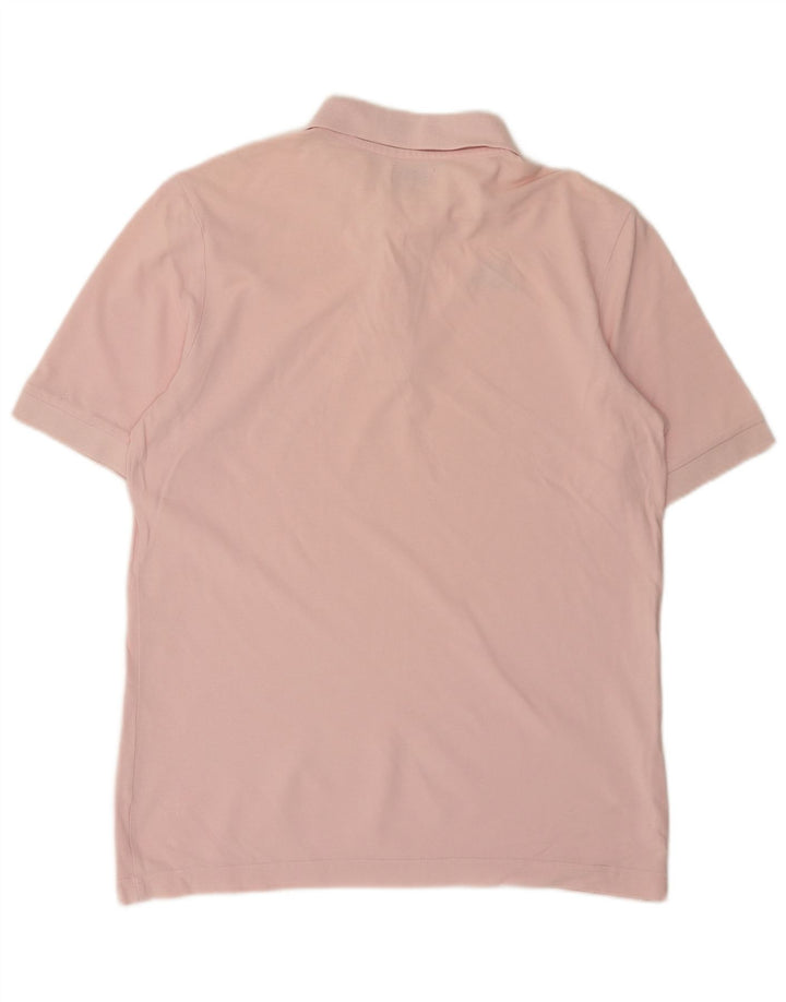 Kappa Herren-Poloshirt, groß, rosa Baumwolle