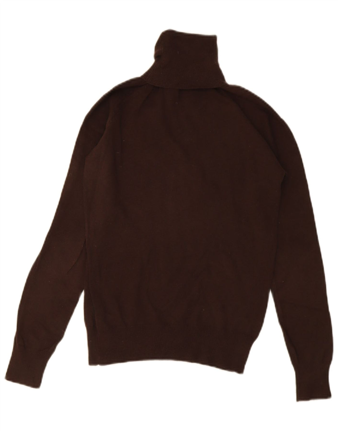 Zara Damen-Pullover mit Rollkragen, Gr. 10, Größe S, braun, Baumwolle