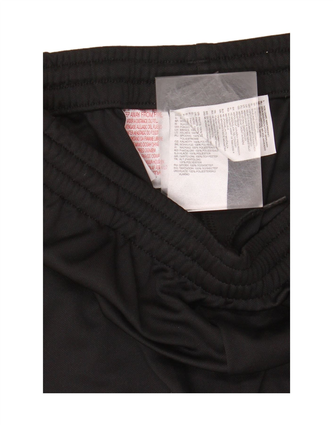 ADIDAS Jungen-Trainingshose, 13–14 Jahre, schwarzes Polyester