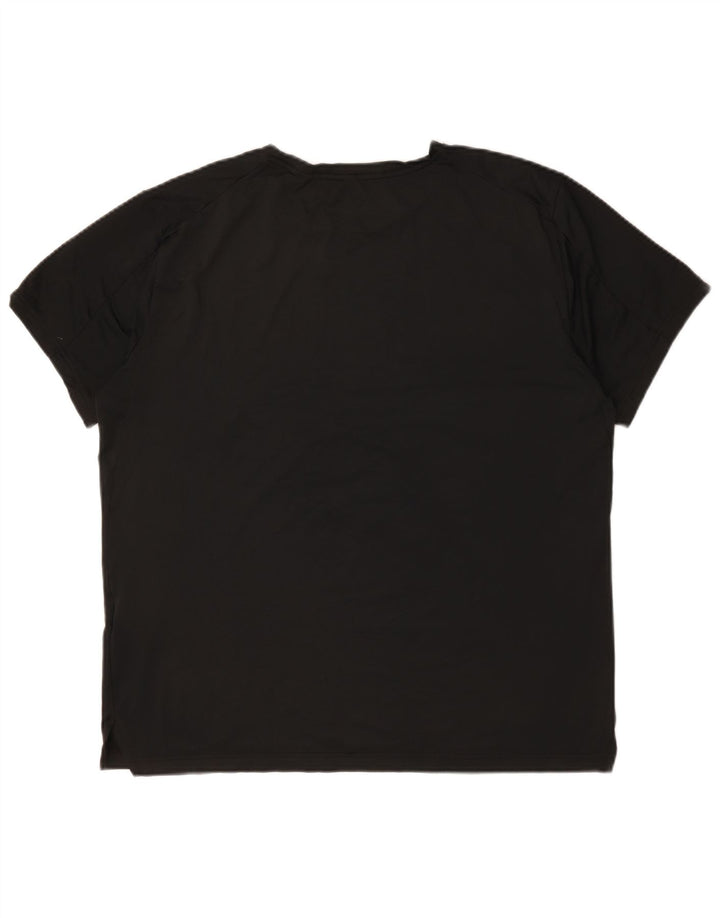 Nike Herren Dri Fit Standard Fit Graphic T-Shirt Top Large Schwarz Polyester
