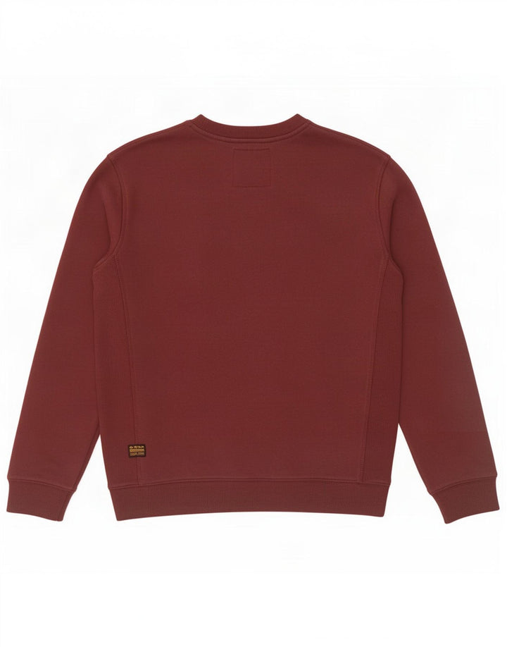 G-Star Herren-Sweatshirt-Pullover, mittlere kastanienbraune Baumwolle