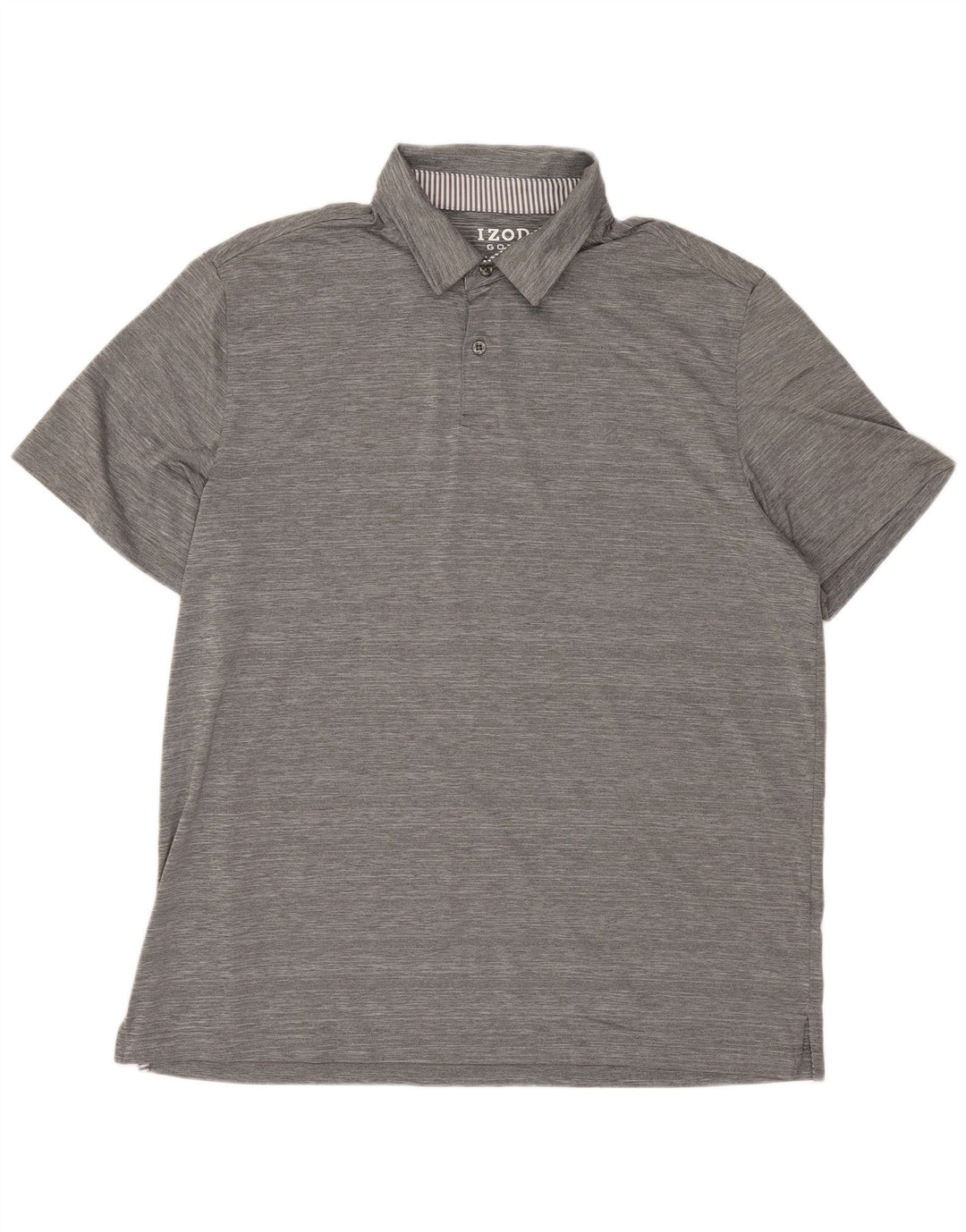 IZOD Herren Golf-Poloshirt, groß, grau meliert