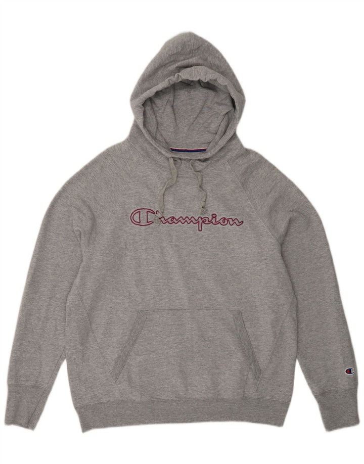 Champion Damen Kapuzenpullover UK 16 Large Grau Polyester