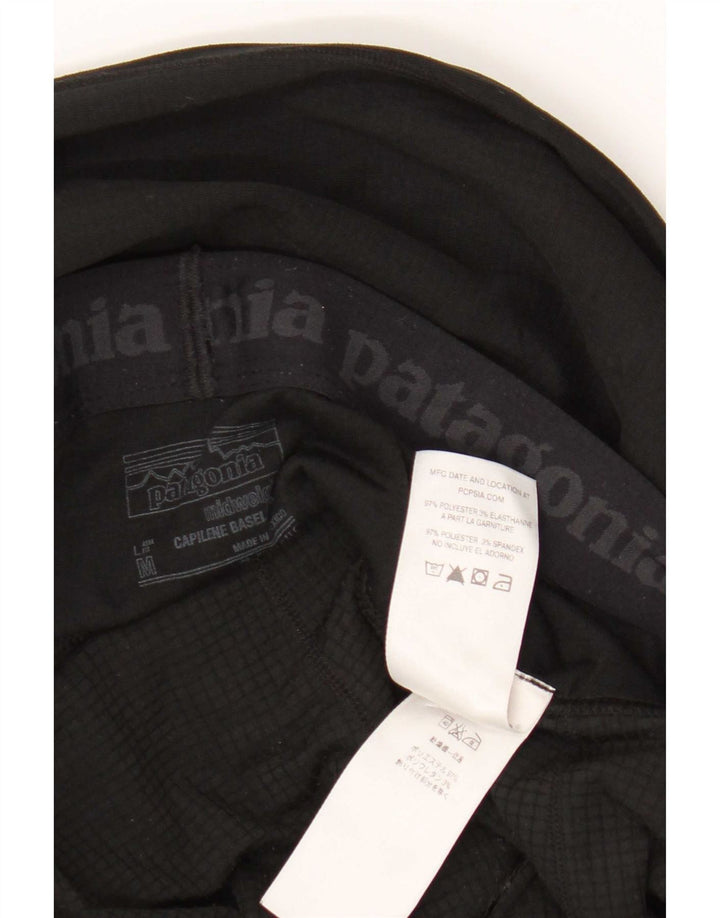 Patagonia Damen Leggings UK 14 Medium Schwarz Polyester