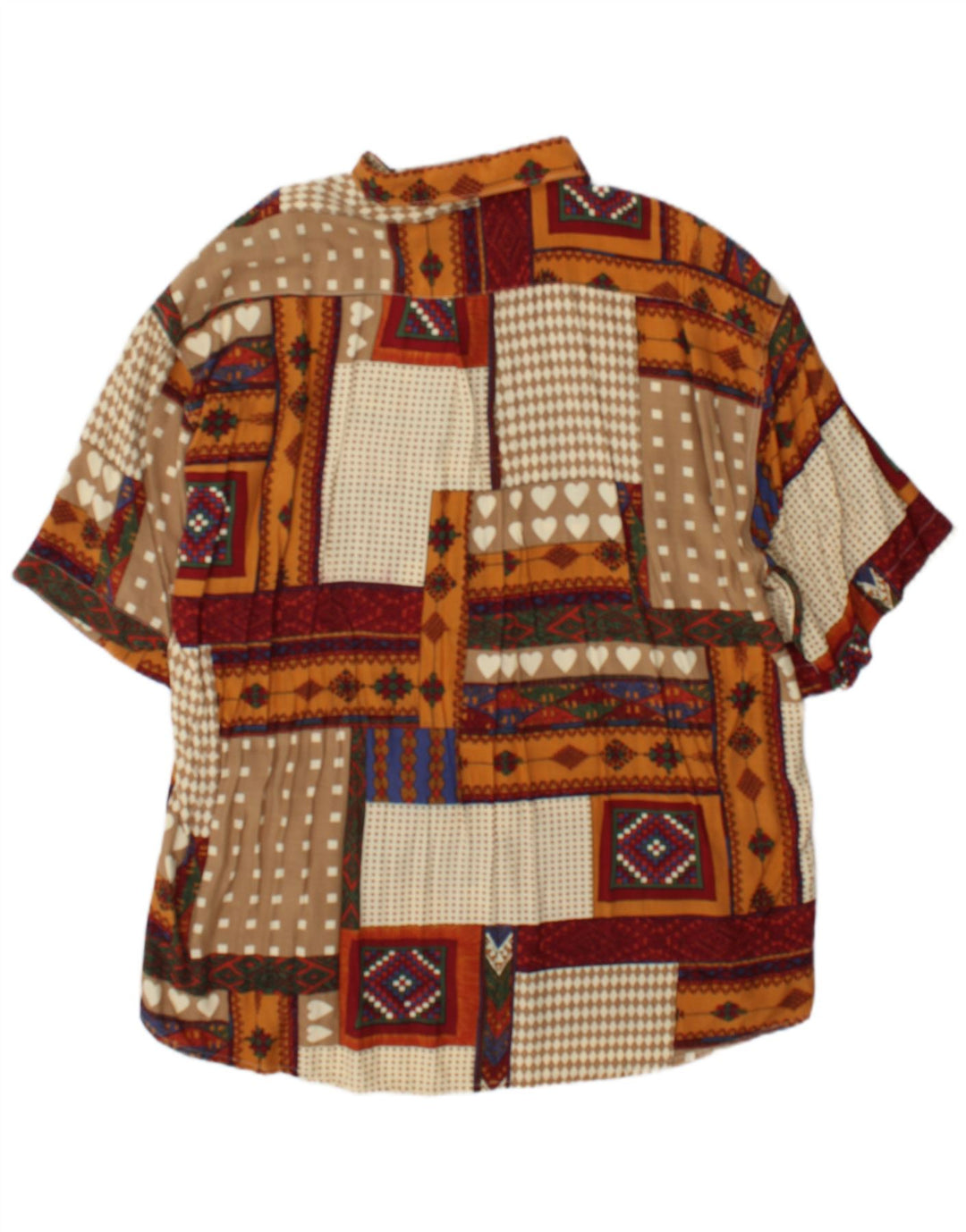 Tipo' S Herren Kurzarmhemd XL Mehrfarbig Patchwork