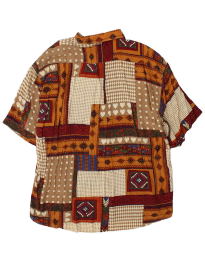 Tipo' S Herren Kurzarmhemd XL Mehrfarbig Patchwork