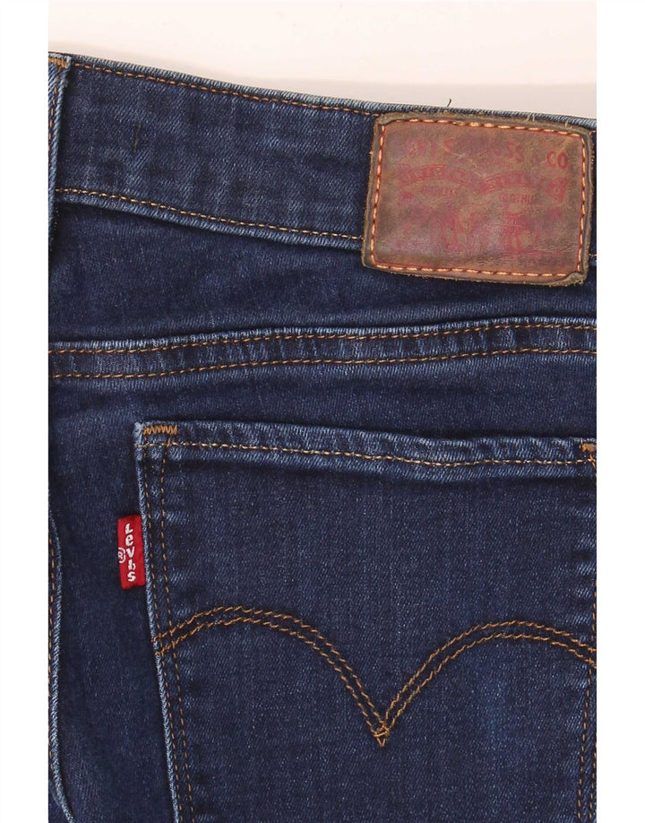 Levi's Damen 715 Bootcut Jeans W30 L32 Marineblau Baumwolle