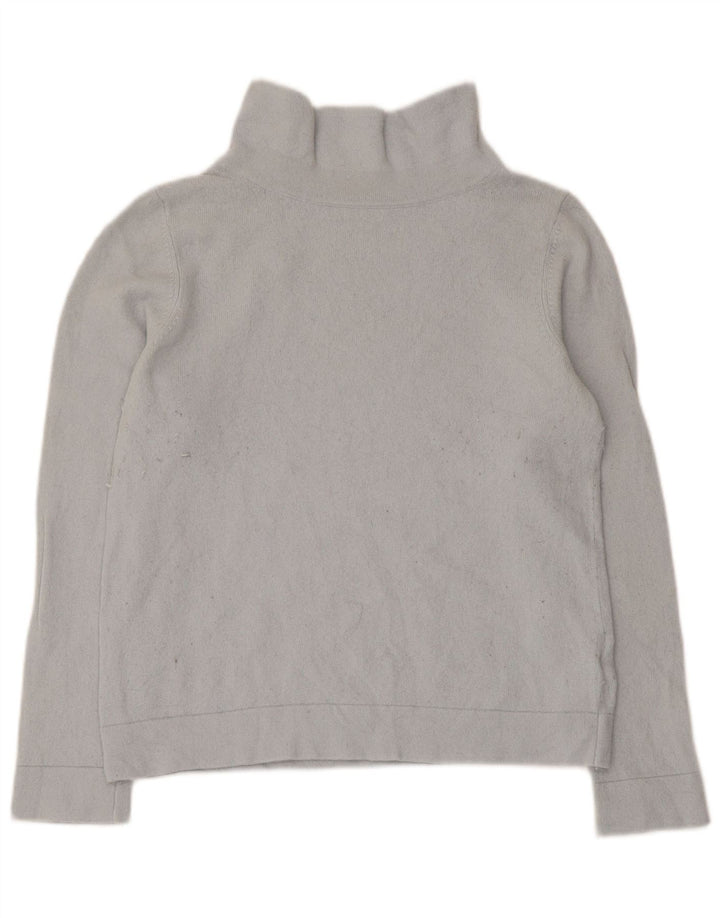Hobbs Rollkragenpullover für Damen, UK 14, Größe L, graue Wolle