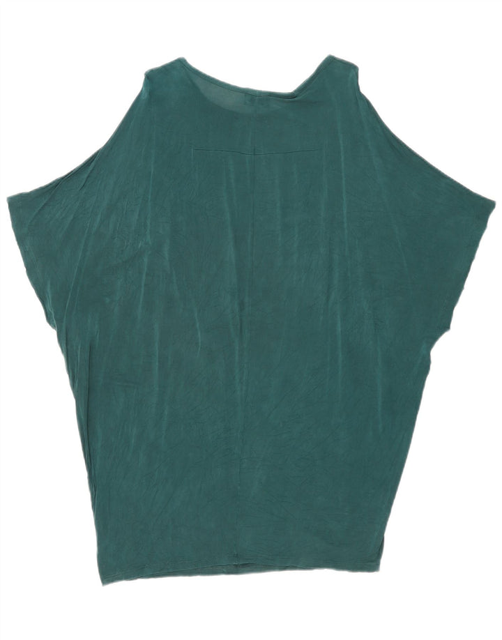 Diesel Damen-Bluse mit Fledermausärmeln, UK-Größe 44, mittelgrün