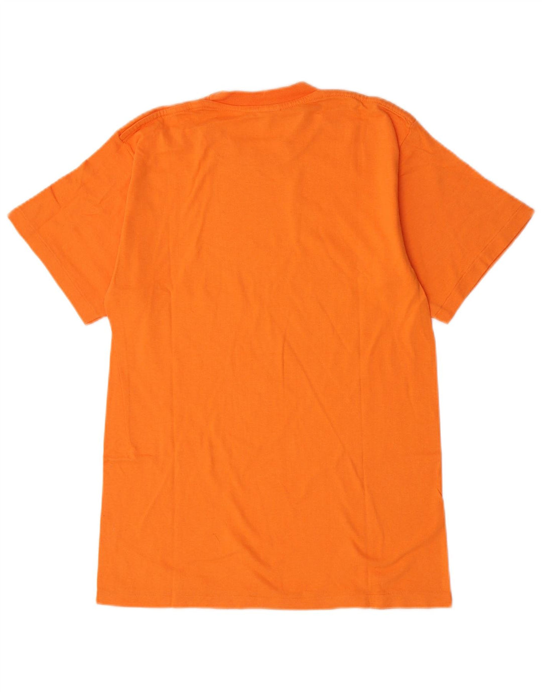 Champion Herren Grafik-T-Shirt-Oberteil aus mitteloranger Baumwolle