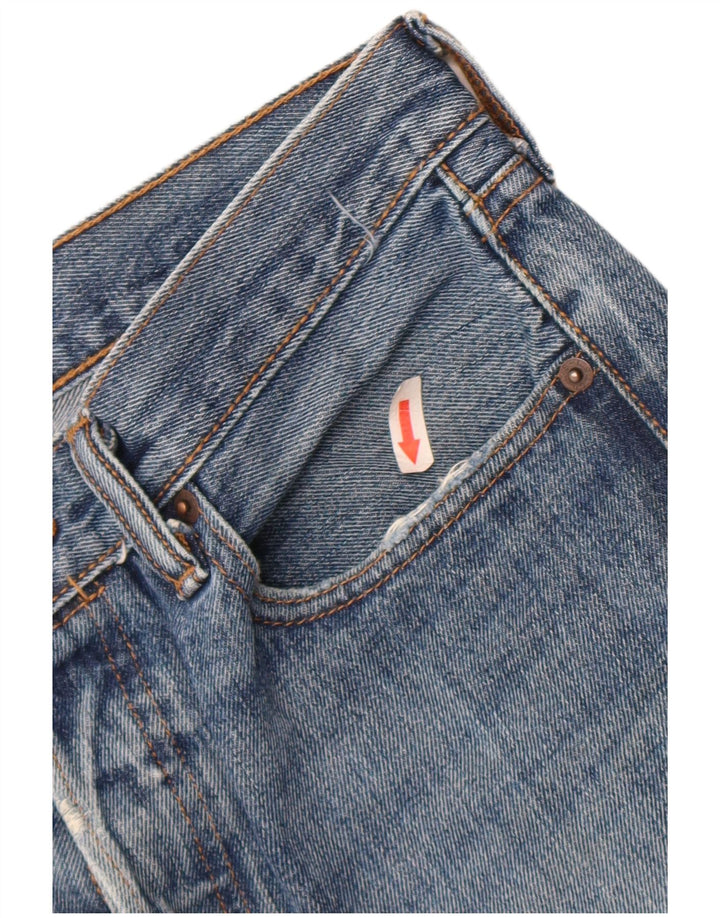 Levi's Herren 501 Straight Jeans W32 L30 Blaue Baumwolle