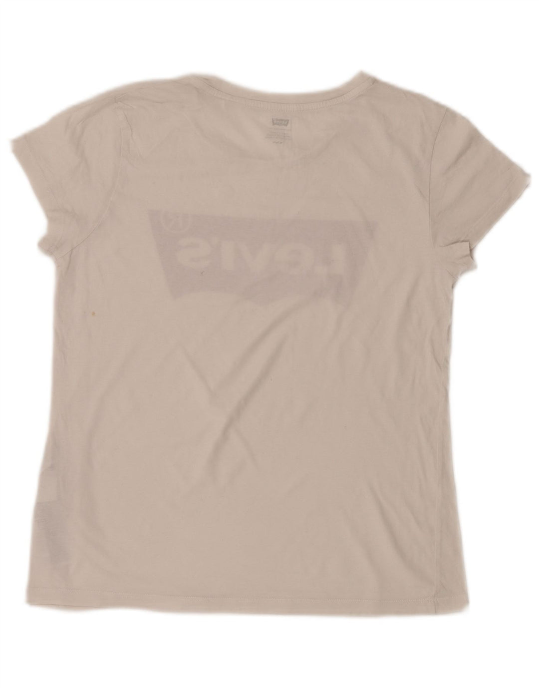 LEVI'S Damen-T-Shirt mit Grafik, UK 12, mittelweiße Baumwolle