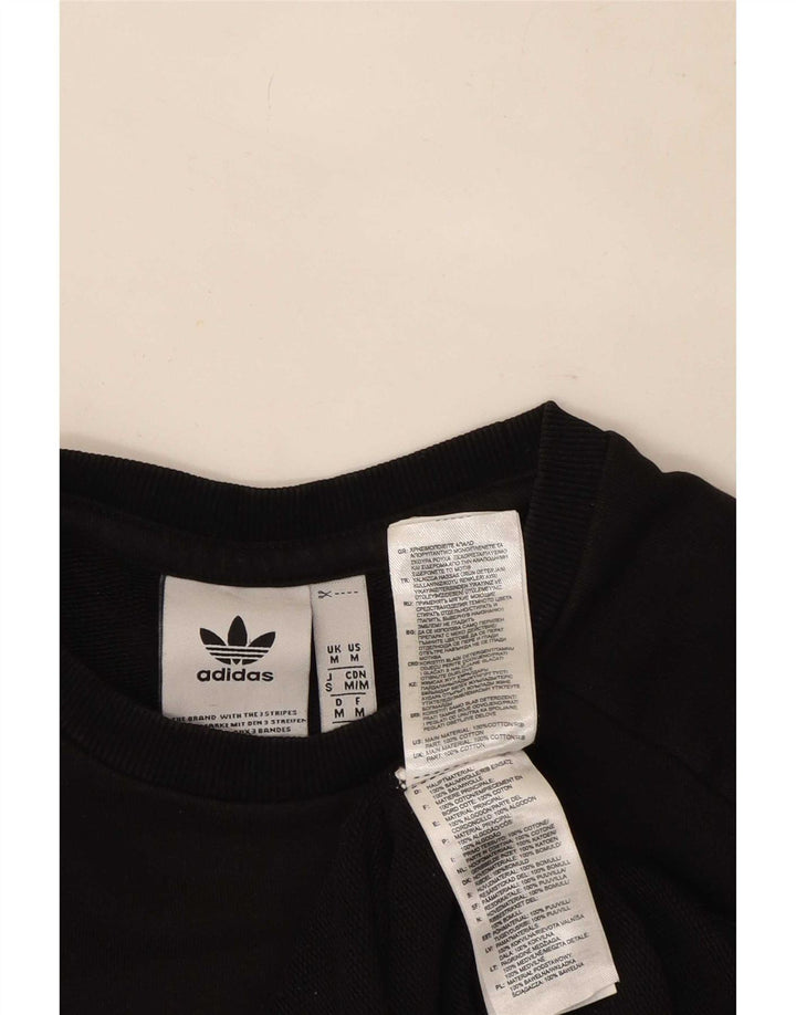 Adidas Herren Grafik-Sweatshirt-Pullover, mittelschwarz, Baumwolle