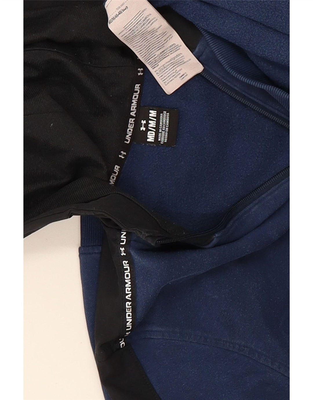 Under Armour Herren-Kapuzenpullover mit Grafik, mittelgroß, Marineblau, Farbblock