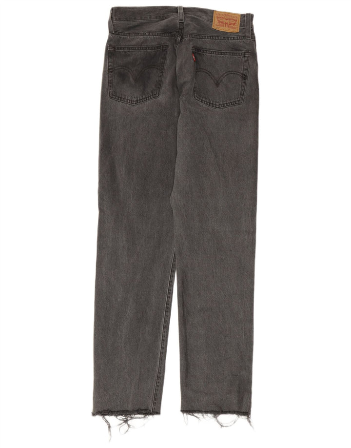 Levi's Herren 501 Straight Jeans W27 L30 Graue Baumwolle
