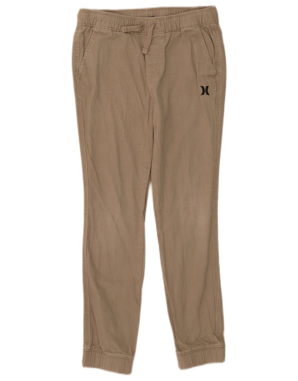 Hurley Mädchen-Jogginghose, Freizeithose, 10–11 Jahre, Größe M, W27, L24, Beige