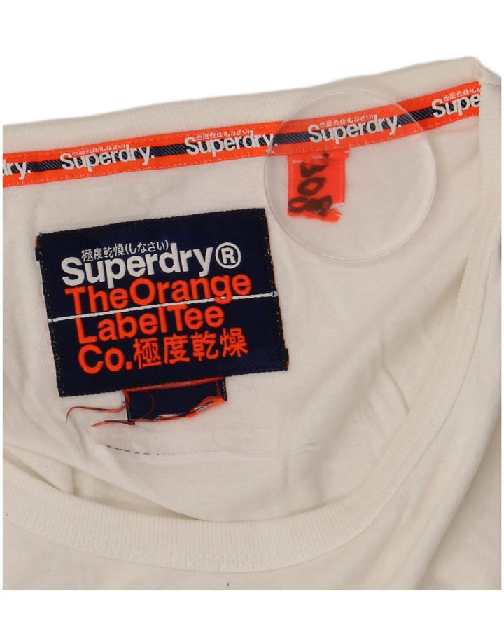 SUPERDRY Herren-Trägershirt, Größe S, Weiß