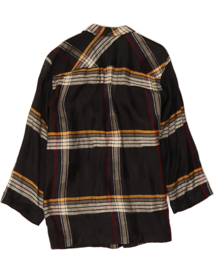 ARMANDO CALO Womens Longline Oversized Blazer Jacket US 10 Large Black Vintage Armando Calo and Second-Hand Armando Calo from Messina Hembry 