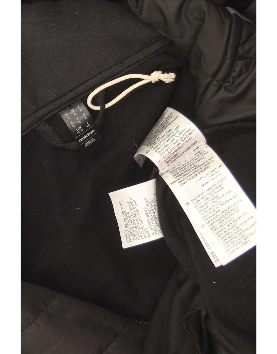 Adidas Herren Aeroready Zip Neck Trainingsanzug Top Jacke XL Schwarz Polyester