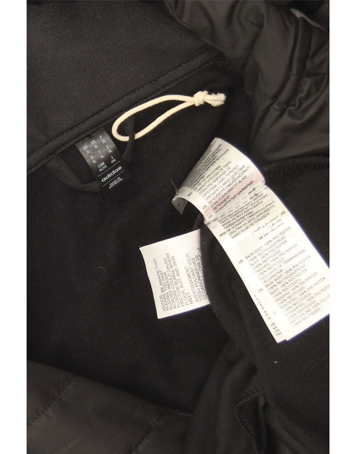 Adidas Herren Aeroready Zip Neck Trainingsanzug Top Jacke XL Schwarz Polyester