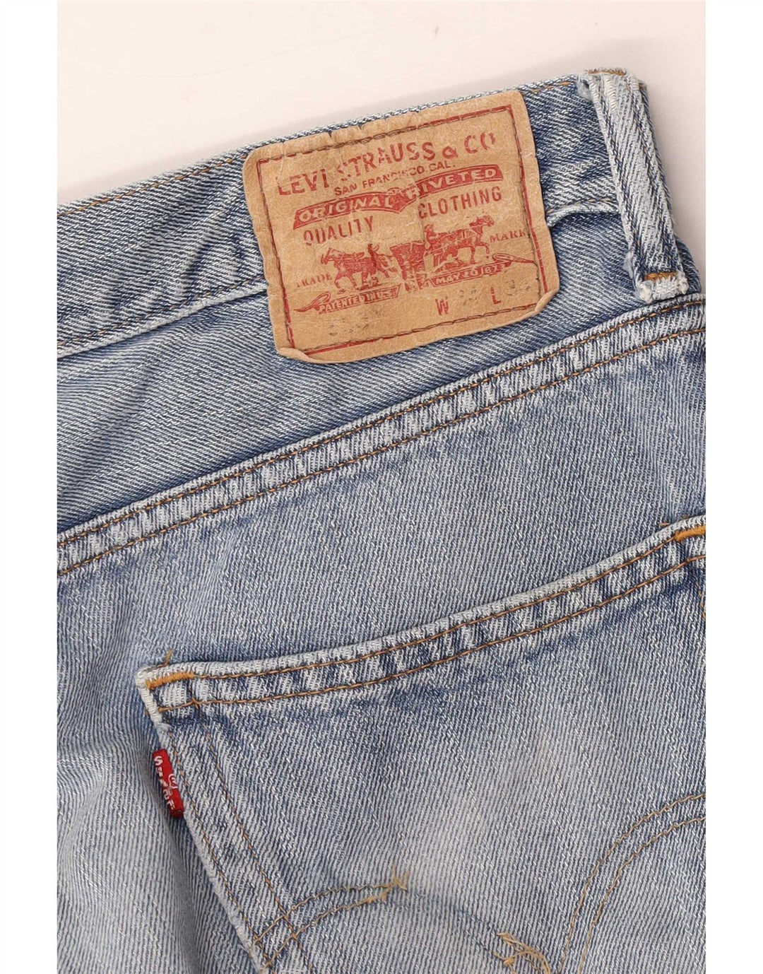 Levi's Herren 550 Relaxed Fit Straight Jeans W34 L34 Blau