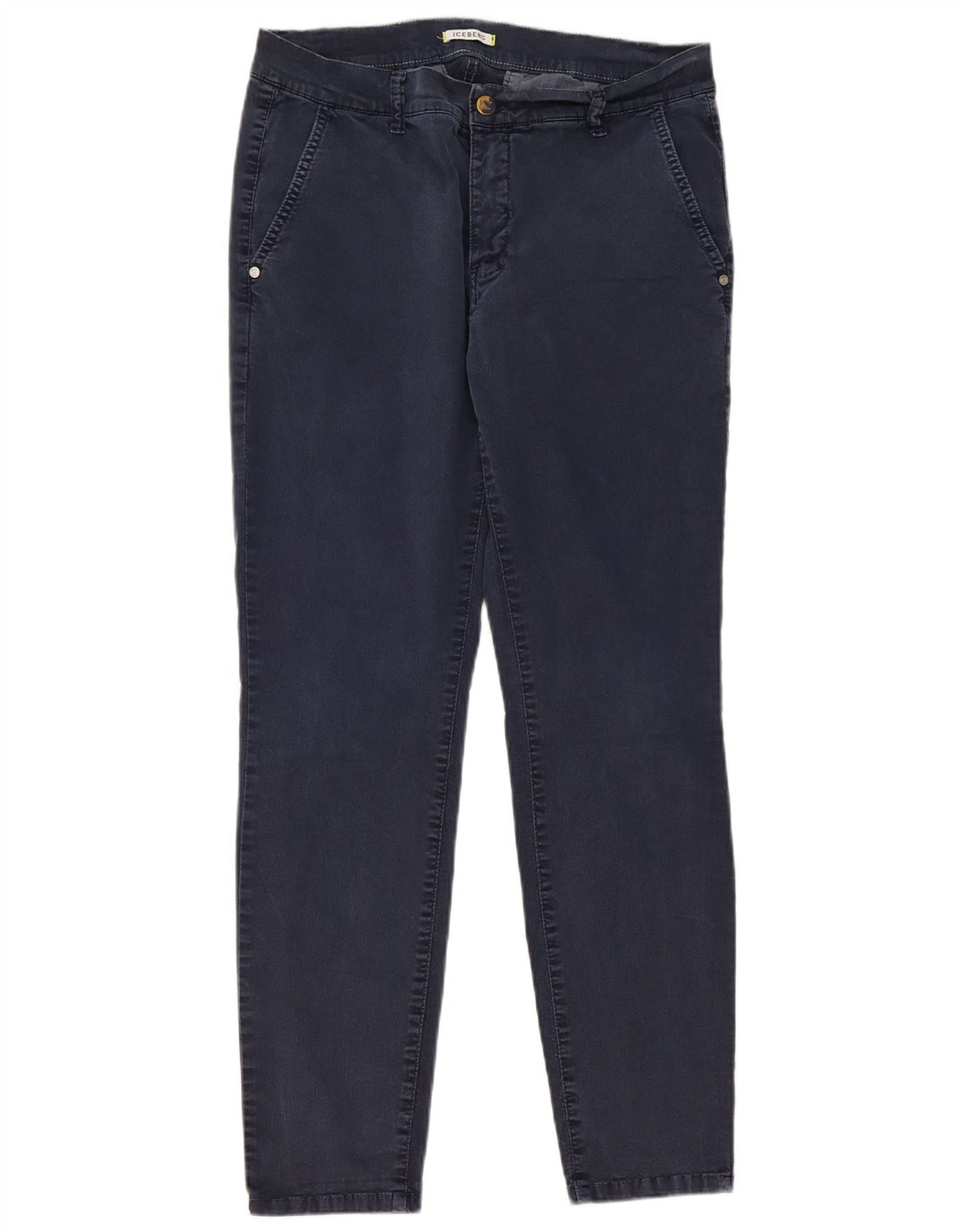 Iceberg Slim Chino-Hose für Damen, W32, L29, Marineblau