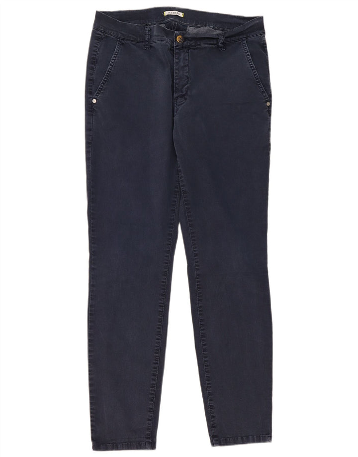 Iceberg Slim Chino-Hose für Damen, W32, L29, Marineblau