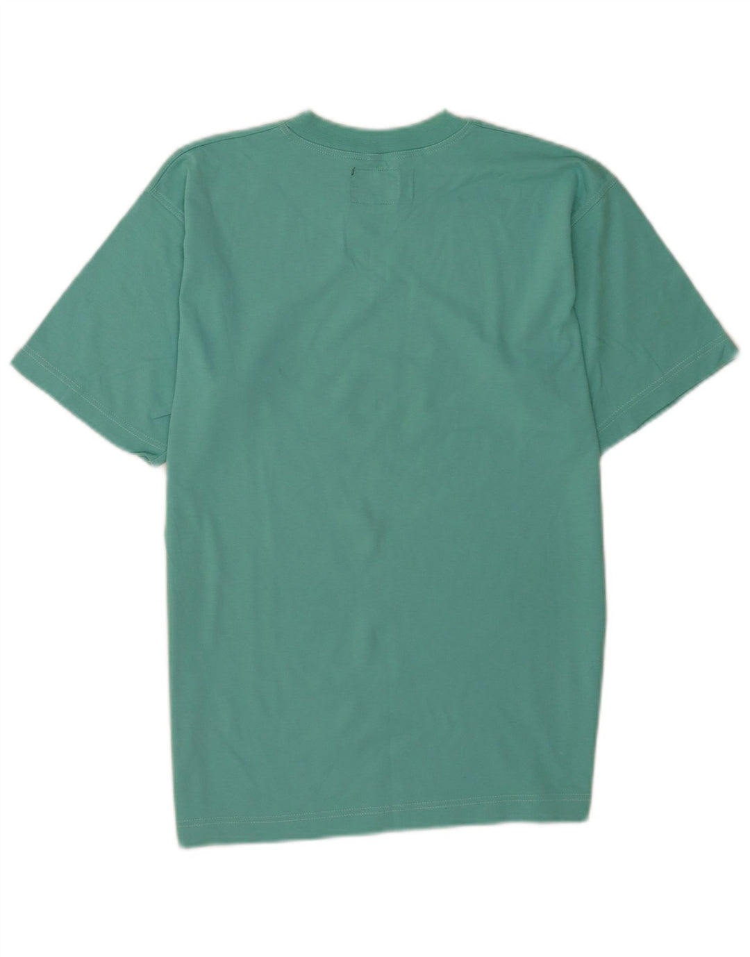 Vagabond Herren-T-Shirt mit Grafik, Größe S, türkisfarbene Baumwolle