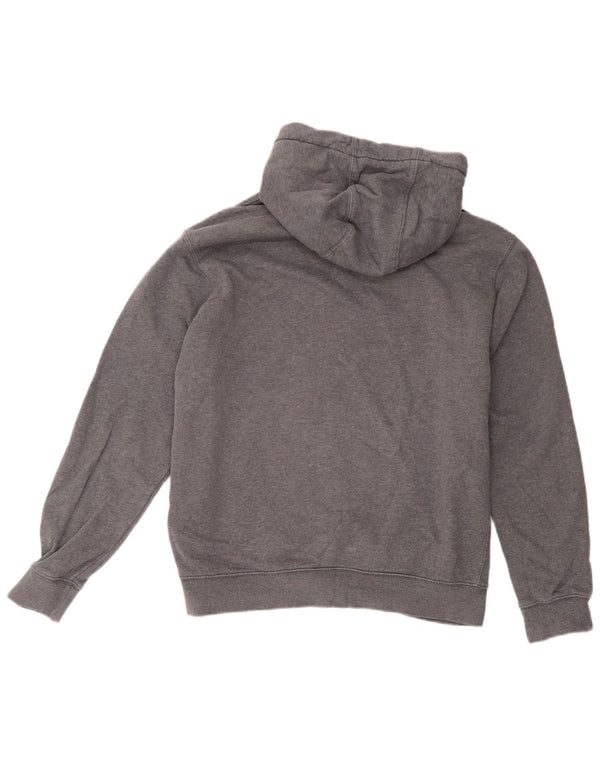 Nike Damen Kapuzenpullover UK 16 Large Graue Baumwolle