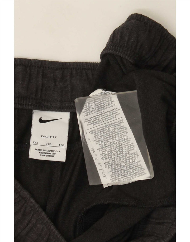 Nike Herren Dri Fit Sport Shorts 2XL Grau Baumwolle