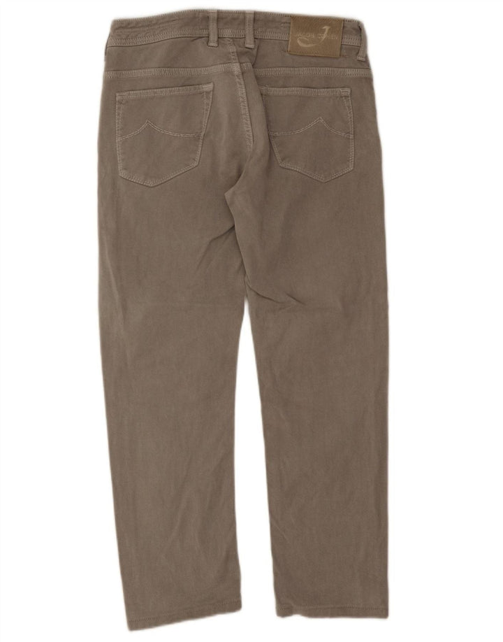Jacob Cohen Herren Regular Straight Jeans W32 L26 Graue Baumwolle