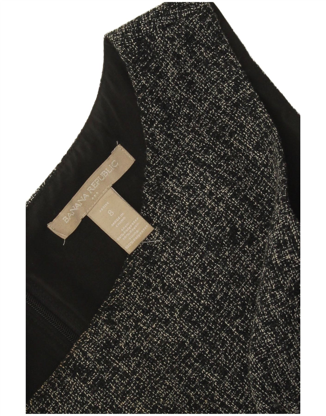 Petite Etuikleid für Damen von Banana Republic, US 8 Mittelgrau meliert