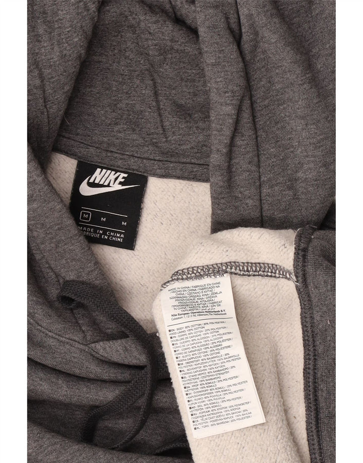 NIKE Herren-Kapuzenpullover aus mittelgrauer Baumwolle